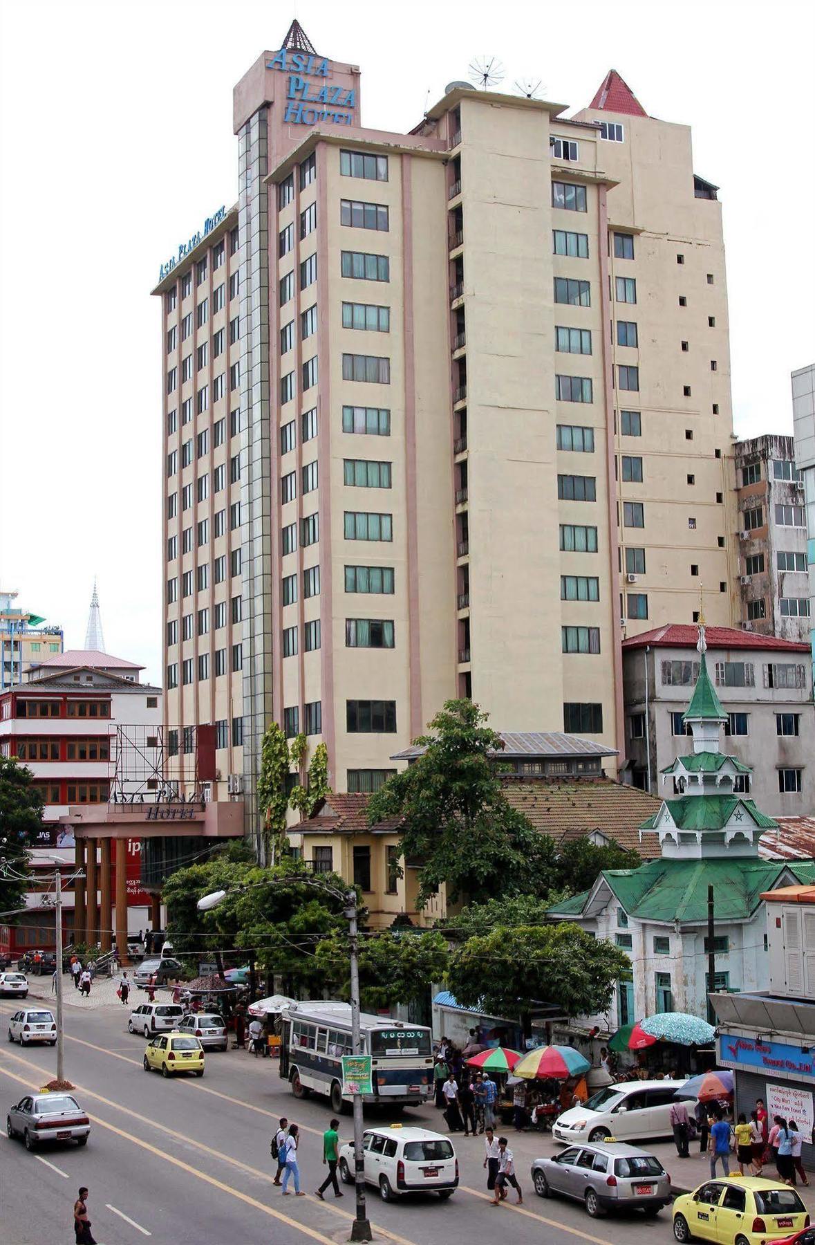 Asia Plaza Hotel Янгон Екстериор снимка